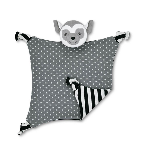 Organic Farm Buddies Cotton 30.5cm Blankie Bruce Lemur Baby/Infant 0m+