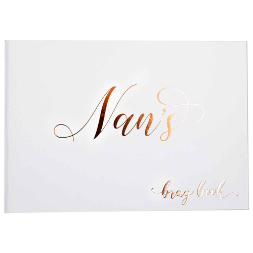 Nans 6x4'' Brag Book Keepsake/Memorabilia Photo Album White