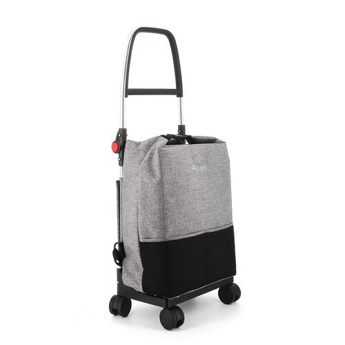 Rolser One Tweed T-Shop 4-Wheel Folding Shopping Trolley 27L - Grey