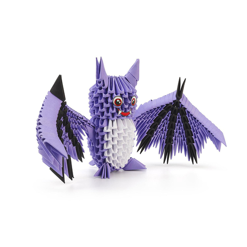 542pc Origami 3D Paperfolding Bat Paper Sculpture Kids Toy Kit 8+