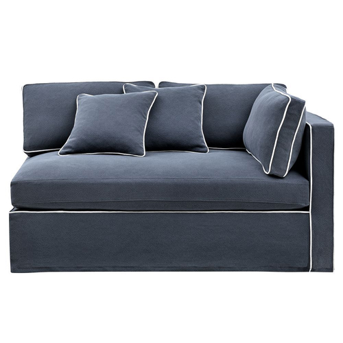 Belle Marbella Modular Sofa B Slip Cover Cotton/Linen 150x100cm - Navy