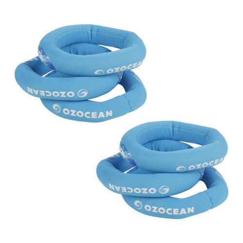 2x 3Pce Ozocean Oz Ocean Neoprene Dive Rings 13cm Set 6+