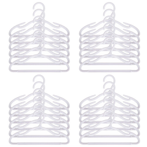 4x 6pc Playgro Baby Clothes Hangers Closet Organisers (Small)