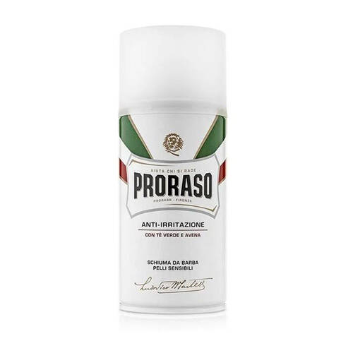 Proraso Shaving Foam w/ Green Tea Suitable For Sensitive Skin 300ml