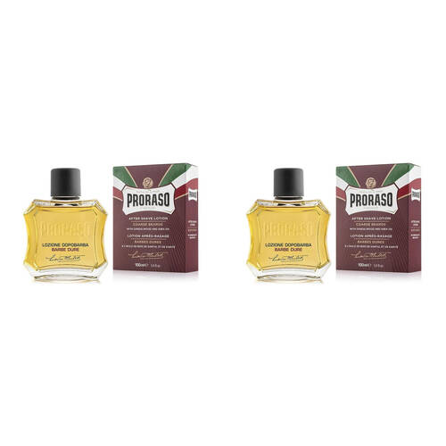 2PK Proraso After Shave Lotion w/ Sandalwood & Shea Butter 100ml