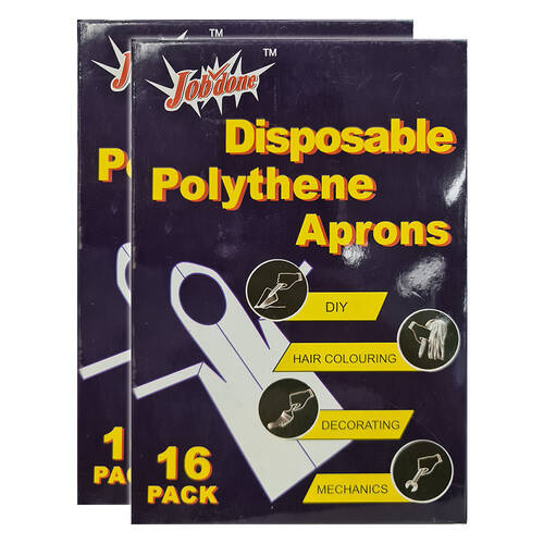 32PK Disposable Polythene Aprons