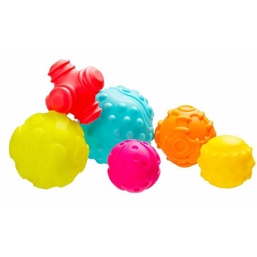 6pc Playgro Colourful Textured Sensory Balls Baby Toys 6m+