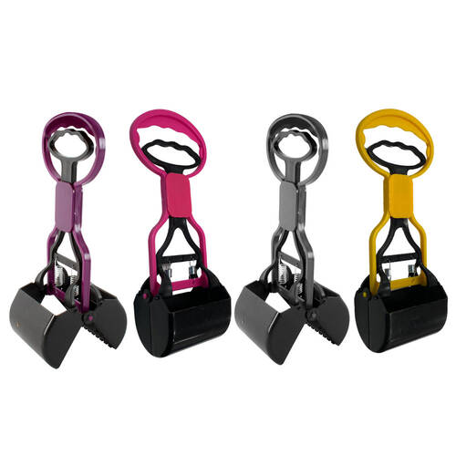 4PK Pro Pet Max Pet Dog/Cat Pooper Scooper Accessories 8.5x28cm Assorted