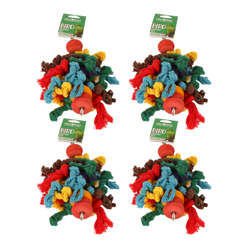 4PK Pro Pet Max Bird Cluster Toy Outdoor Camping Equipment 20x10cm