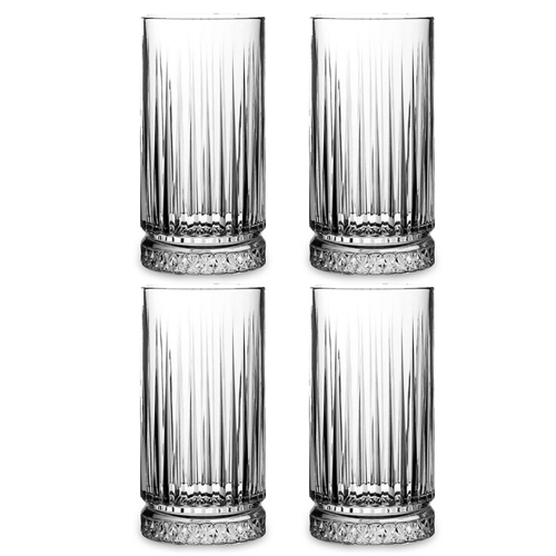 4pc Pasabahce Elysia Long Drink Cocktail Glasses 445ml