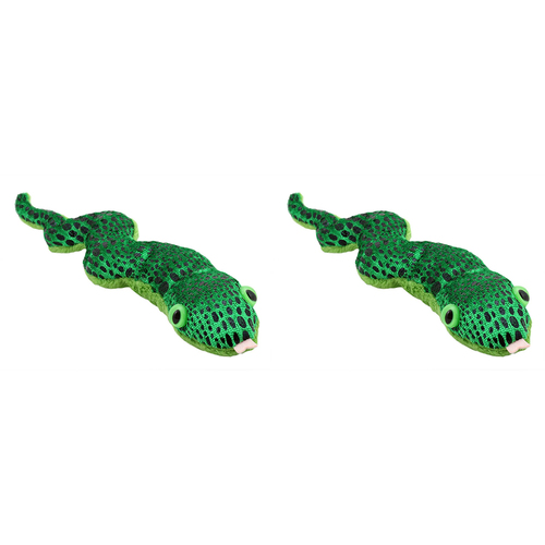 2PK The Puppet Company Snake Finger Puppets 13cm Toy Green 12m+