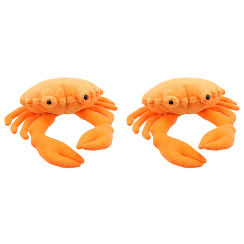 2PK The Puppet Company Crab Finger Puppets 13cm Toy Orange 12m+