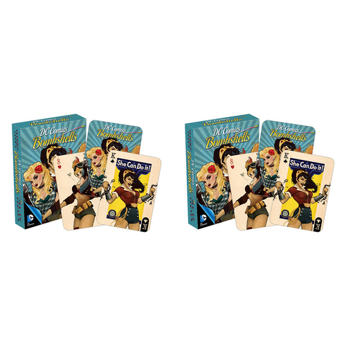 108pc Aquarius DC Comics Bombshells Playing Cards 7y+