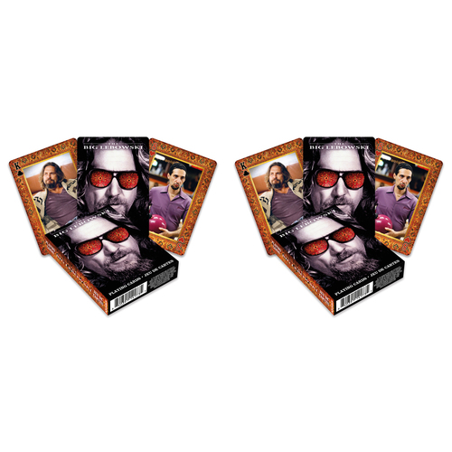 2PK Aquarius The Big Lebowski Playing Cards Deck Set 14y+