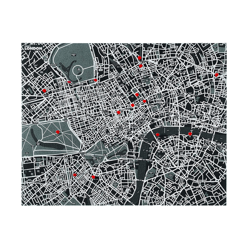 Palomar Pin City Polymer Felt London 3x100x80cm  