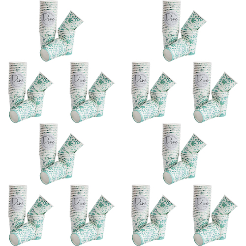 12PK 20pc LVD Paper Cup Blossom Party Drinkware 9x11cm