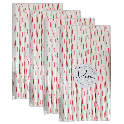 60pc LVD Paper Straw Natives