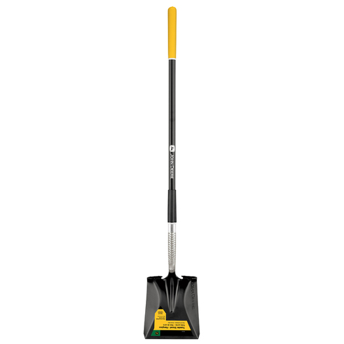 Truper Tools John Deere Square-Point Shovel Fiberglass Handle 9"/22.86 cm