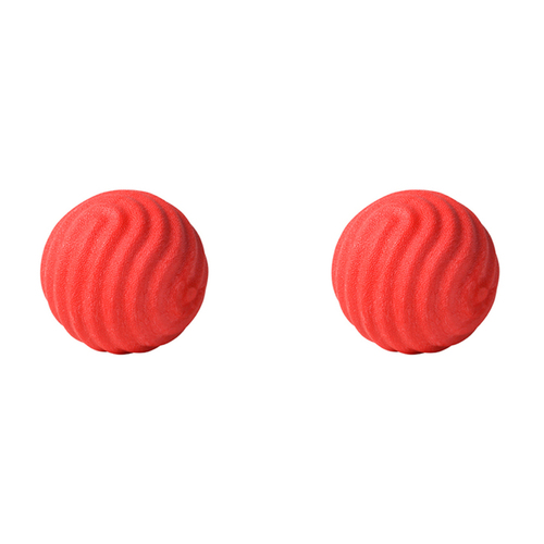 2x Pidan Wave Chew Ball Pet Dog/Puppy Interactive Fun Toy - Red