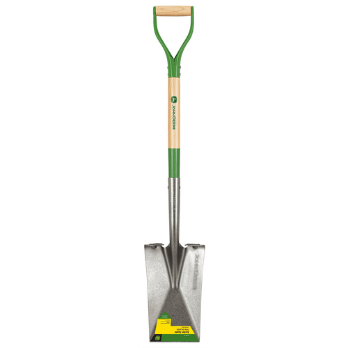 Truper Tools John Deere Garden Spade Extended Steps Steel D-Handle