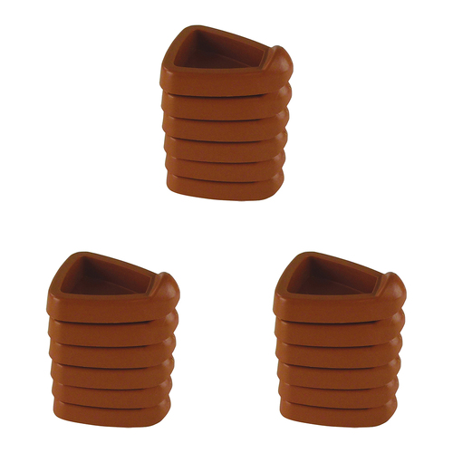 18pc Homeleisure Pot Feet Terracotta Outdoor Garden 