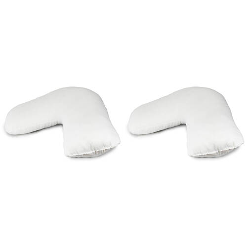 2PK Jason Commercial Hygiene Plus Pillow V Shape 80x36 cm