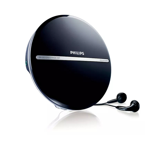 Philips Portable On The Go MP3-CD Player With LCD Display