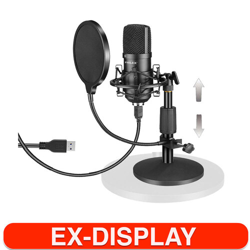 Philex USB Microphone Condenser w/Stand