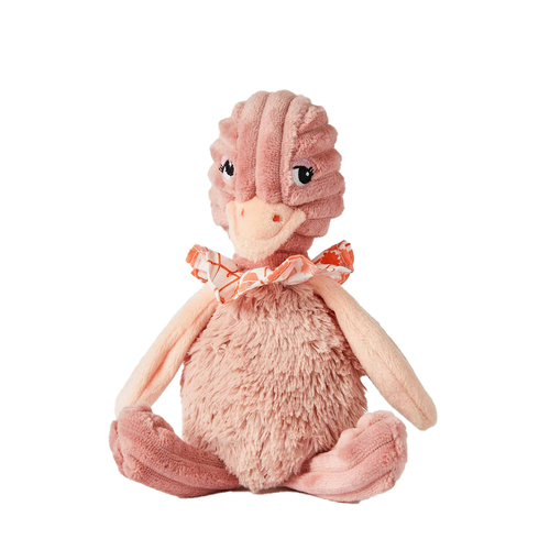 Les Deglingos Small Simply Pomelos The Ostrich Kids Plush Toy 0+