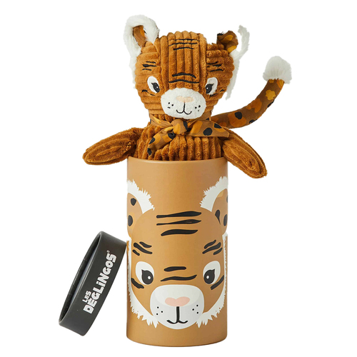 Les Deglingos Big Simply Speculos The Tiger in Box Kids Plush Toy 0+