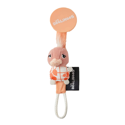 Les Deglingos Baby Pomelos The Ostrich 20cm Dummy Clip