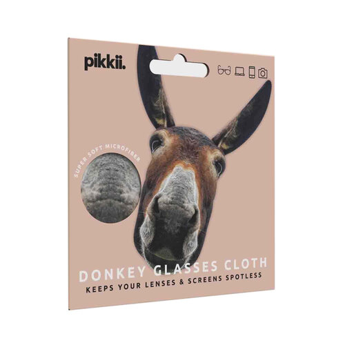 Pikkii Fun Donkey Micofiber Cloth Glasses Cleaning 21cm