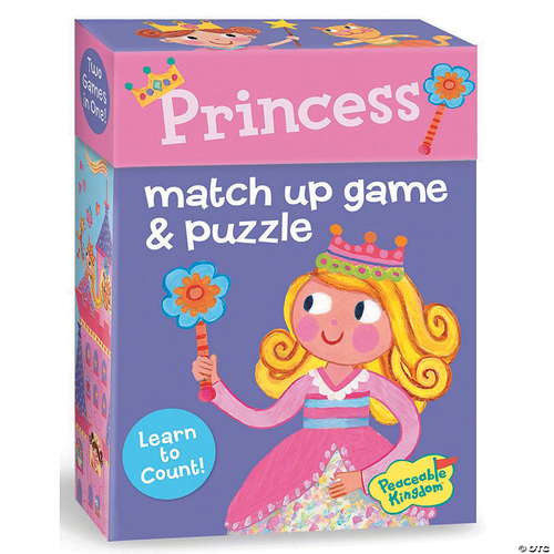 Peaceable Kingdom Princess Kids/Children Fun Match Up Game 2y+