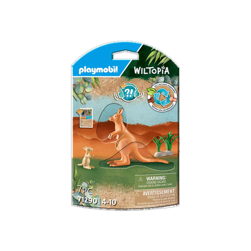 Playmobil Wiltopia Kangaroo with Joey Kids/Childrens Toy Playset 4+