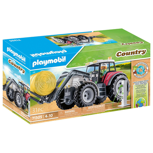 Playmobil Large Tractor with Accessories Kids/Childrens Toy Playset 4+