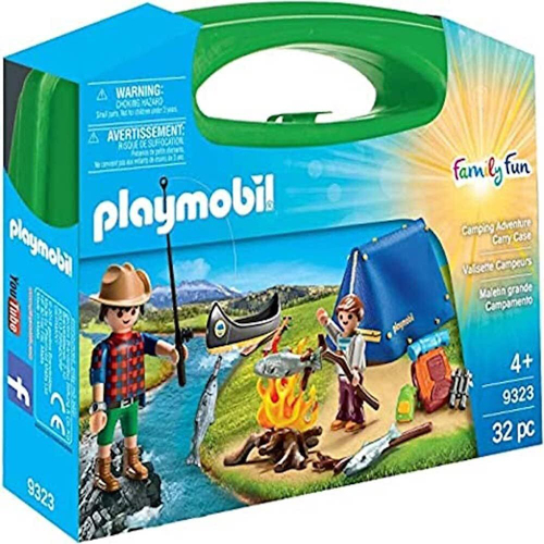 Playmobil Camping Carry Case Kids/Childrens Toy Playset 4+