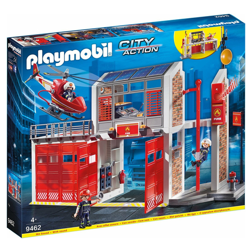 Playmobil Fire Station Kids/Childrens Toy Playset 4+