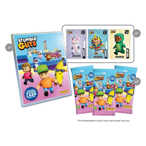 Panini Stumble Guys Starter Pack Kids/Childrens Playset 6+