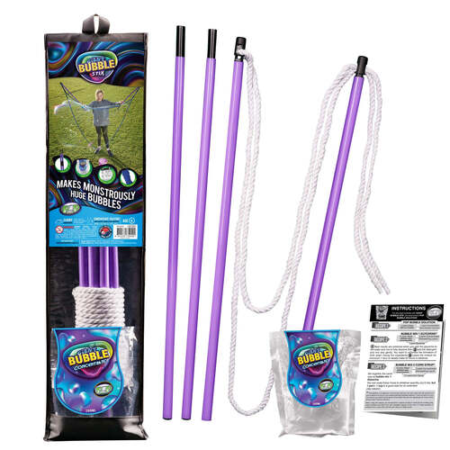 Pop Giant Bubble Stix Kids Science Interactive Outdoor Toy Set 6+