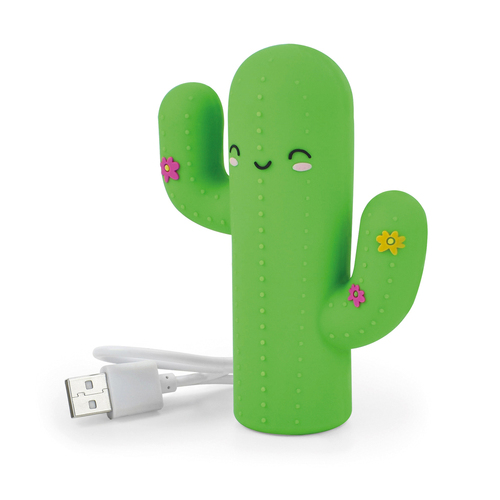 Legami My Super Power Cactus 2600mAh Power Bank w/ Micro USB Cable