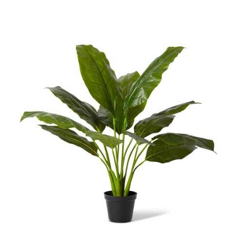 E Style 64cm Spathiphyllum Potted Artificial Plant Decor - Green