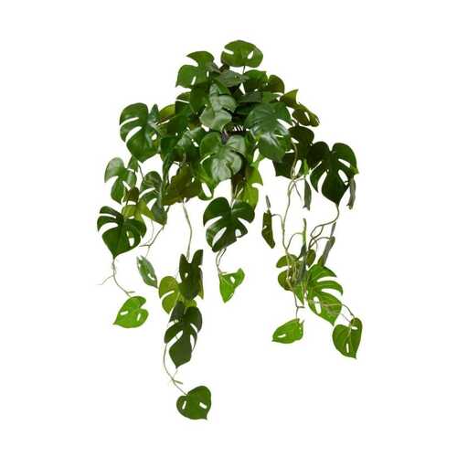 E Style 84cm Monstera Hanging Artificial Potted Plant - Green