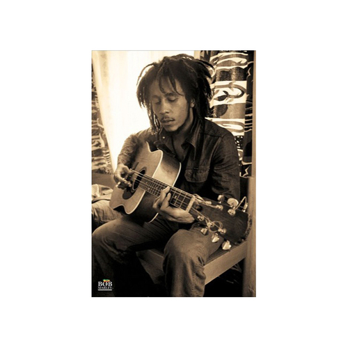 Impact Merch Bob Marley Sepia Guitar Regular Sized Poster 92x61cm