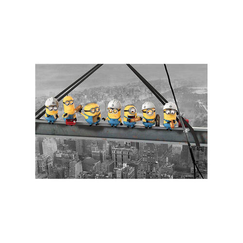 Despicable Me Minions Lunch On A Skyscraper Poster 91x61cm