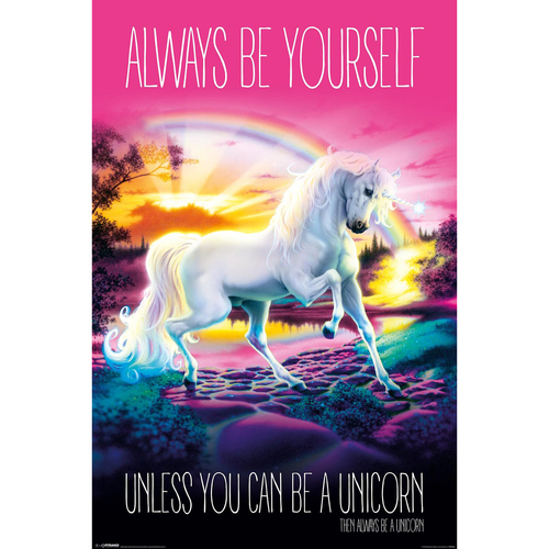 Impact Merch Unicorn Always Be Yourself Regular Sized Poster 92x61cm