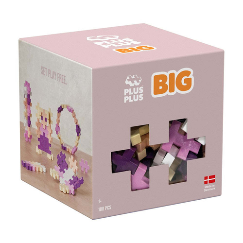 100pc Plus Plus Big Bloom 3D Puzzle Building Toy 12m+