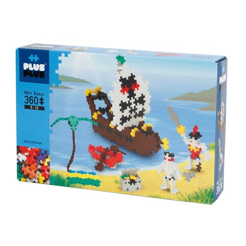 360pc Plus Plus Basic Pirates Kids/Toddler Toy 5y+