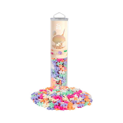 240pc Plus Plus 5.5x28cm Pearl Mix Building Toy 5y+