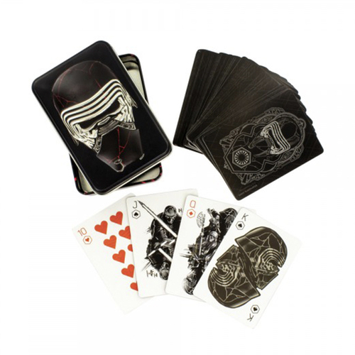 Paladone 9cm Star Wars Ep9 Playing Cards Kids Family Game w/ Storage Tin