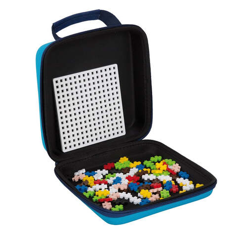 100pc Plus-Plus Travel Case Kids Learning Toy Blue 5y+